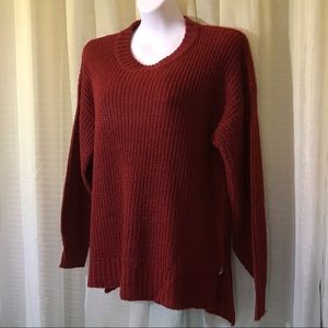 ✅🆕Dark red Crewneck sweater size 0X